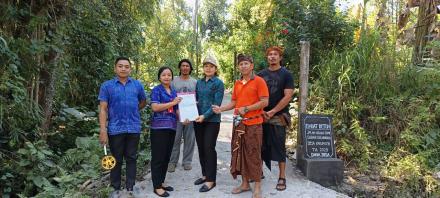 Serah Terima  Rabat Beton Jalan Usaha Tani Subak Bolangan